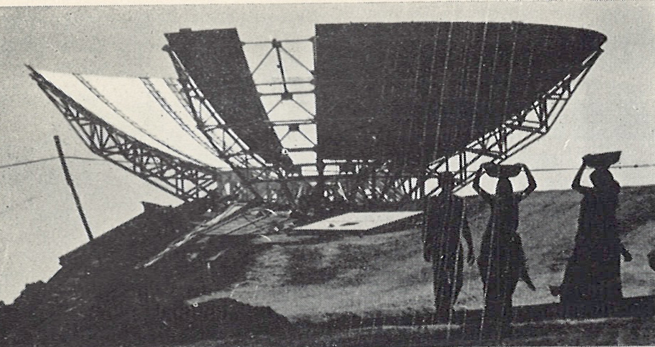 Photo de Station pour la communication avec la satellite de l'architecte Bernard Kohn