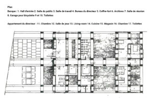 Plan de Banque à Gujarat de l'architecte Bernard Kohn