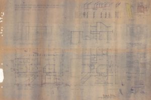 Plan de la maison de J Shah de l'architecte Bernard Kohn