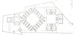 Plan de l'école des jeunes filles aveugles de l'architecte Bernard Kohn 2