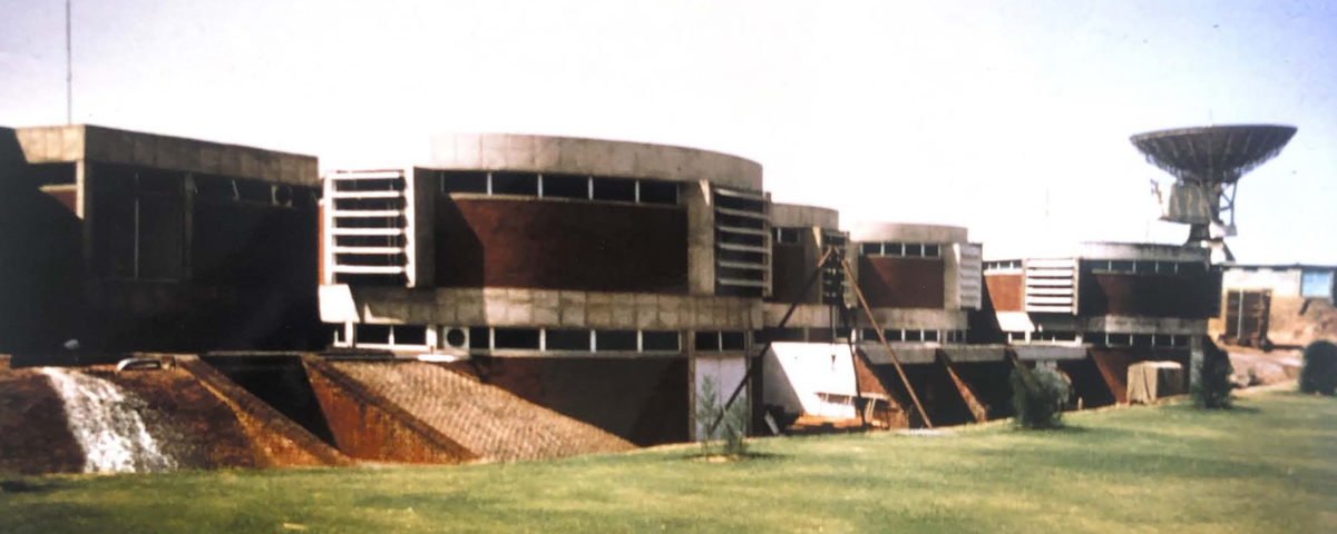 Station pour la communication avec la satellite de l'architecte Bernard Kohn