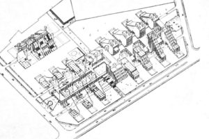 Plan de Concours de Ramkrishnapuram de l'architecte Bernard Kohn